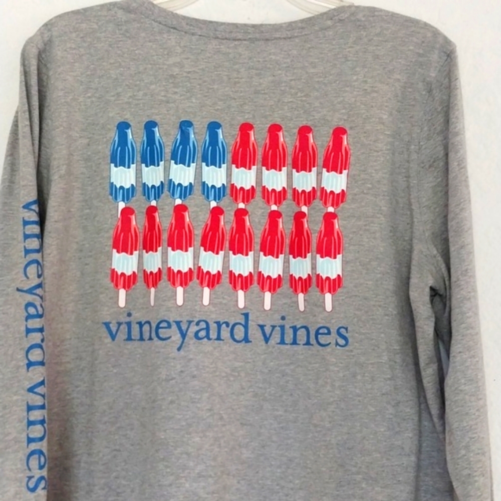 VINEYARD VINES TEE SHIRT The Popsicle Tee Long Sleeve Mens XL